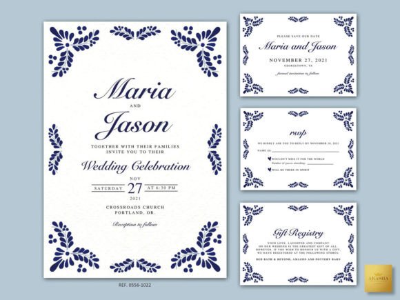 Download Mexican Theme Wedding Set 12 Templates - Template Collection