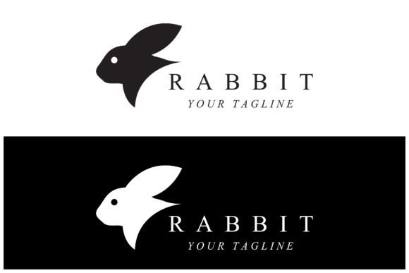 Download Rabbit Logo with Slogan Template - Template Collection