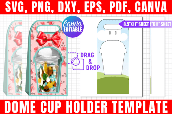 Download Dome Cup Holder Editable Template - Template Collection