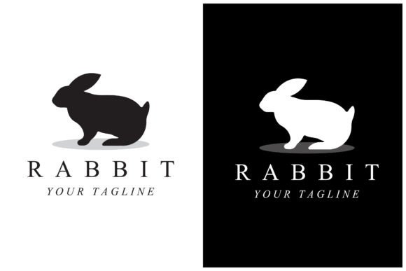 Download Rabbit Logo with Slogan Template - Premium Bundle