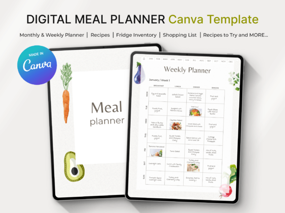 Download Meal Planner Canva Template - Template Collection